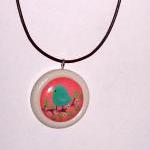 Hand Painted Wooden Pendan..